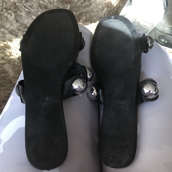 NWOT- Zara Silver ball sandals. $45 - Picture 5 of 6
